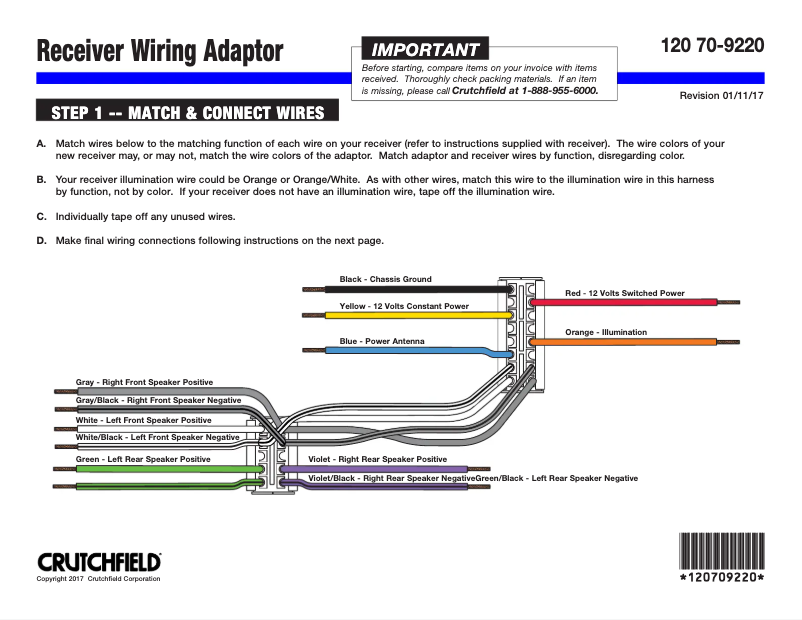 Page n°1 - Manuel utilisateur Metra 70-9220