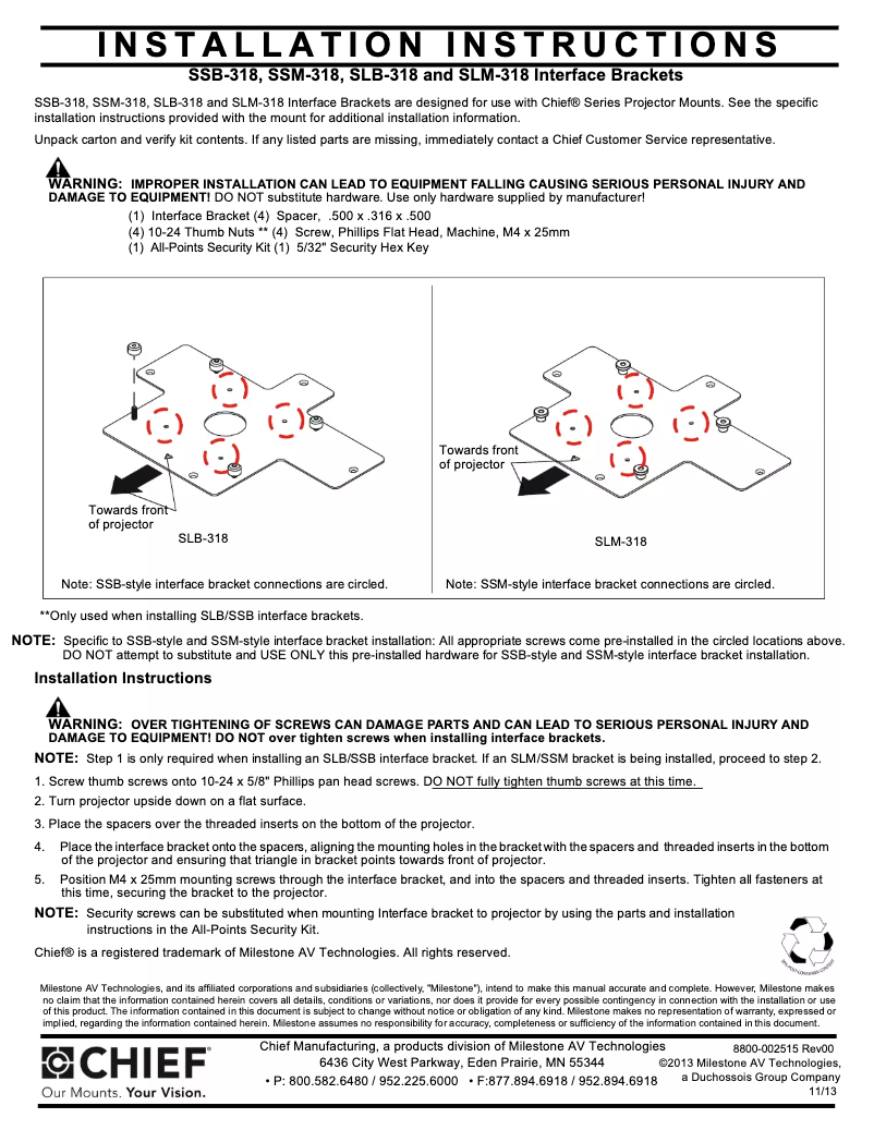 Image de la première page du manuel de l'appareil SSB318