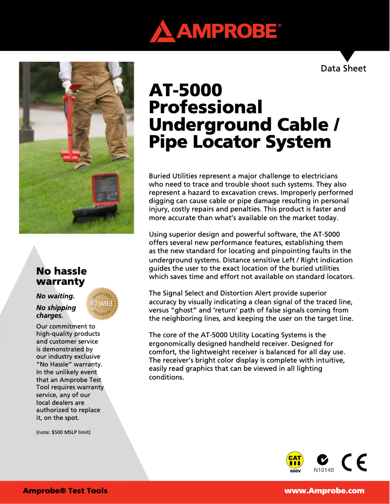 Image de la première page du manuel de l'appareil AT-5000