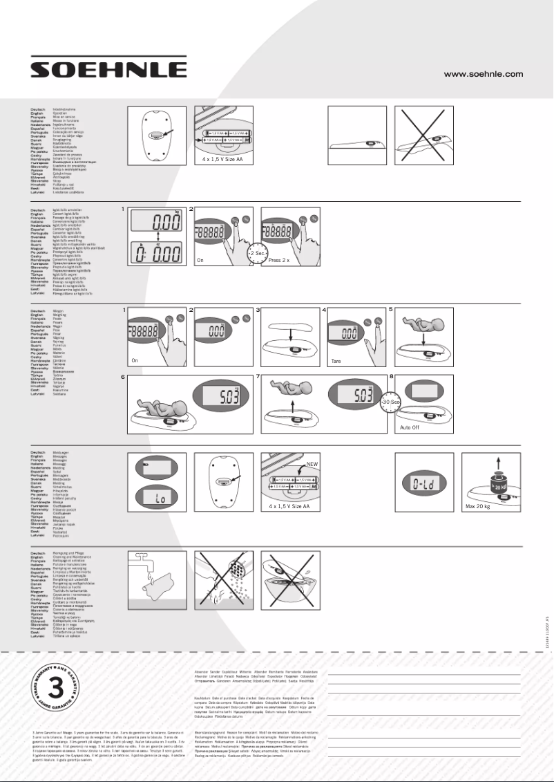 Image de la première page du manuel de l'appareil Aimee