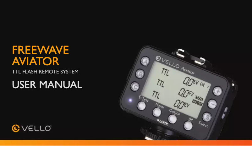 Page 1 de la notice Manuel utilisateur Vello FreeWave Aviator