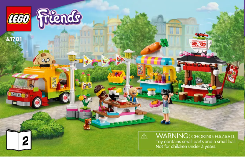 Page 1 de la notice Manuel utilisateur Lego Friends 41701
