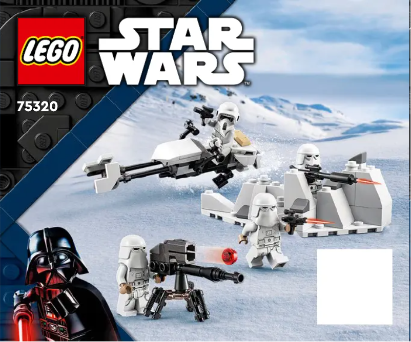 Page 1 de la notice Manuel utilisateur Lego Star Wars 75320
