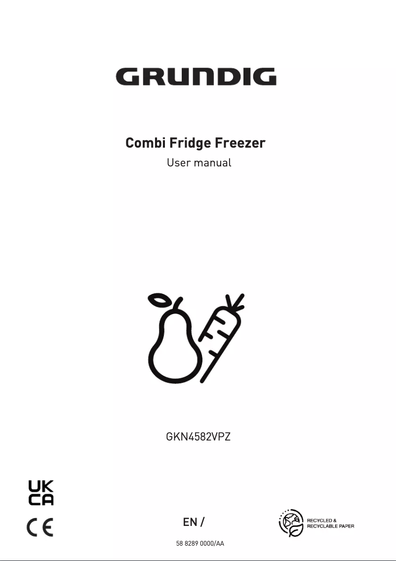 Página 1 del manual Manual de usuario Grundig GKN4582VN