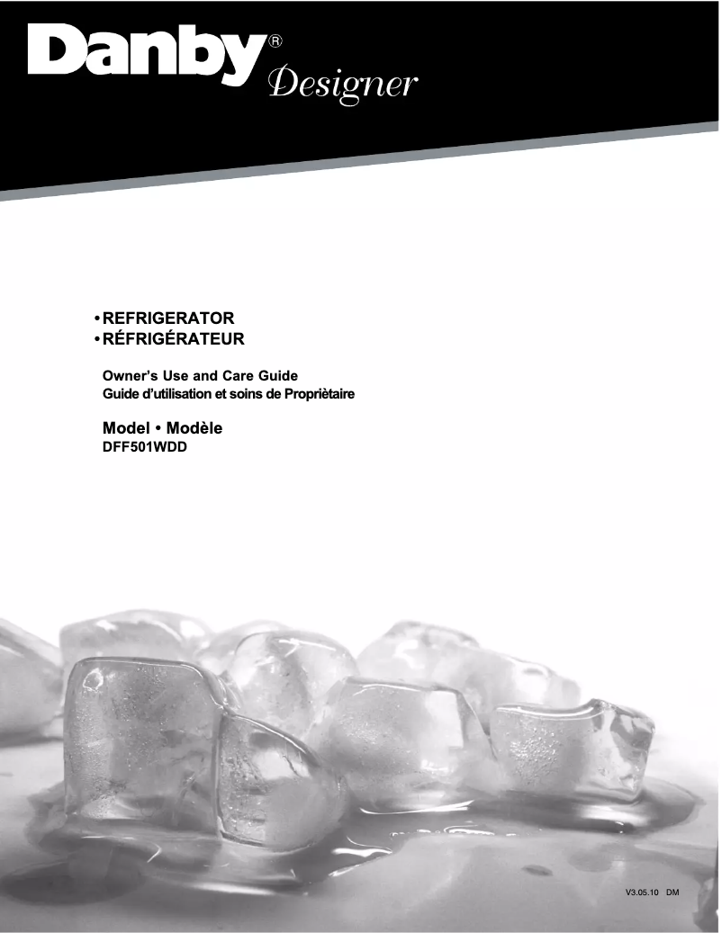 Página 1 del manual Manual de usuario Danby Designer DFF501WDD