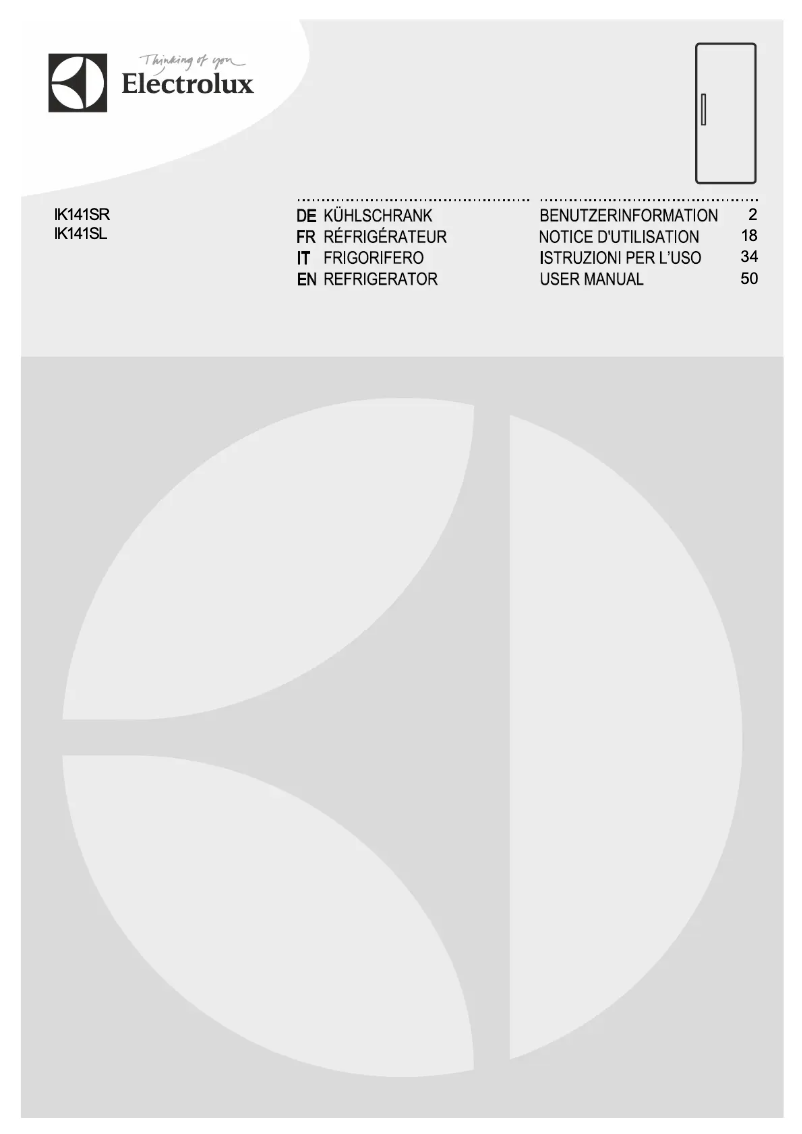 Image de la première page du manuel de l'appareil IK141SL