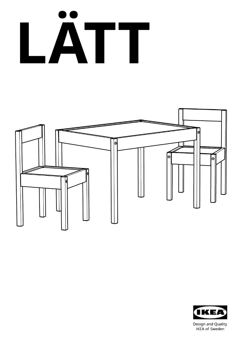 Image de la première page du manuel de l'appareil LÄTT 101.784.13