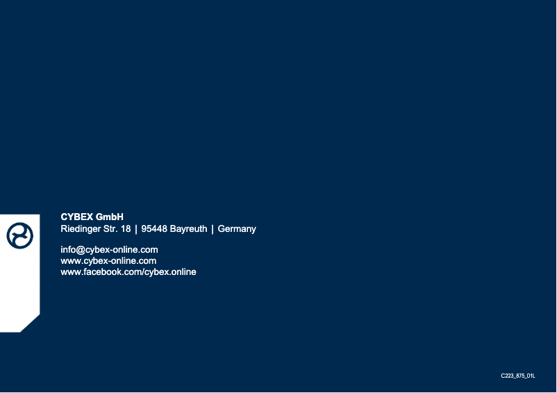 Page 1 de la notice Manuel utilisateur Cybex Pallas