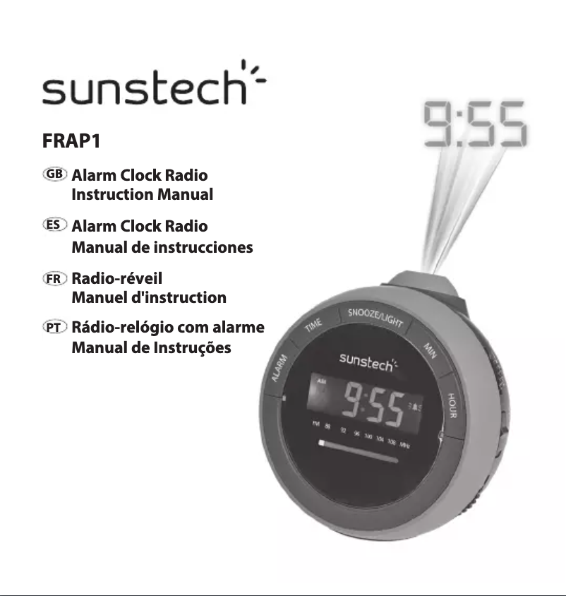 Page 1 de la notice Manuel utilisateur Sunstech FRAP1