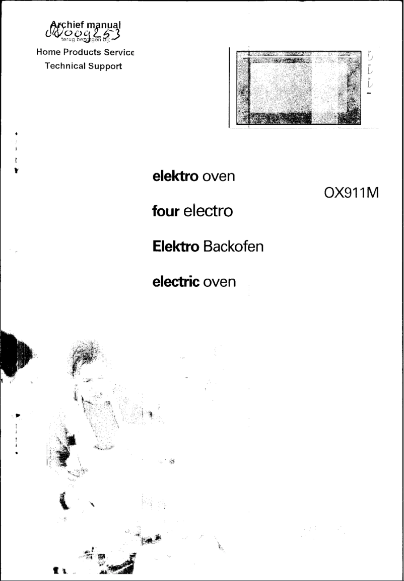 Page n°1 - Manuel utilisateur Atag OX911M