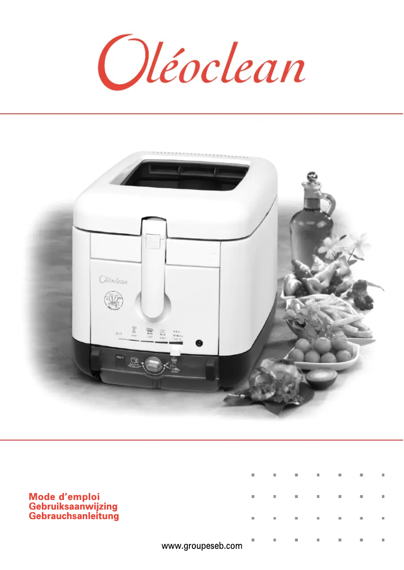 Page 1 de la notice Manuel utilisateur Tefal FR7004 Oleoclean