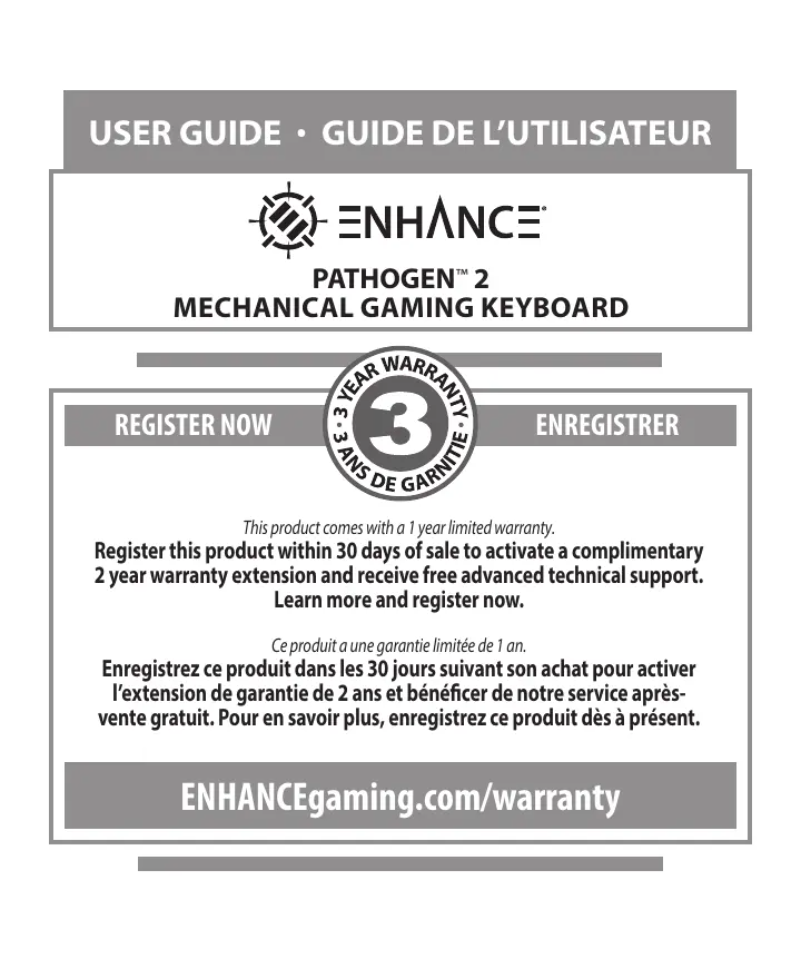 Página 1 del manual Manual de usuario Enhance Pathogen 2