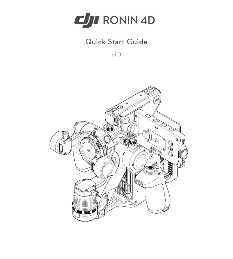 Page n°1 - Manuel utilisateur DJI Ronin
