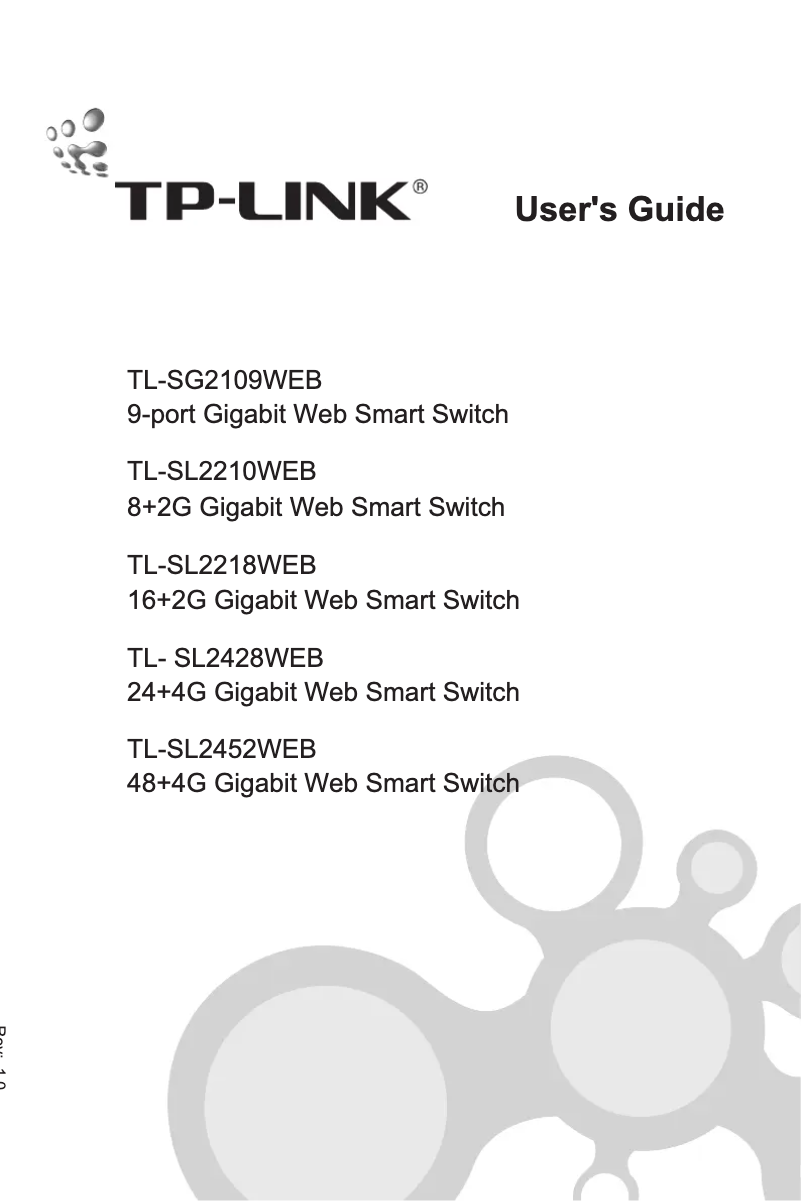 Page n°1 - Manuel utilisateur TP-Link JetStream Smart TL-SL2428WEB