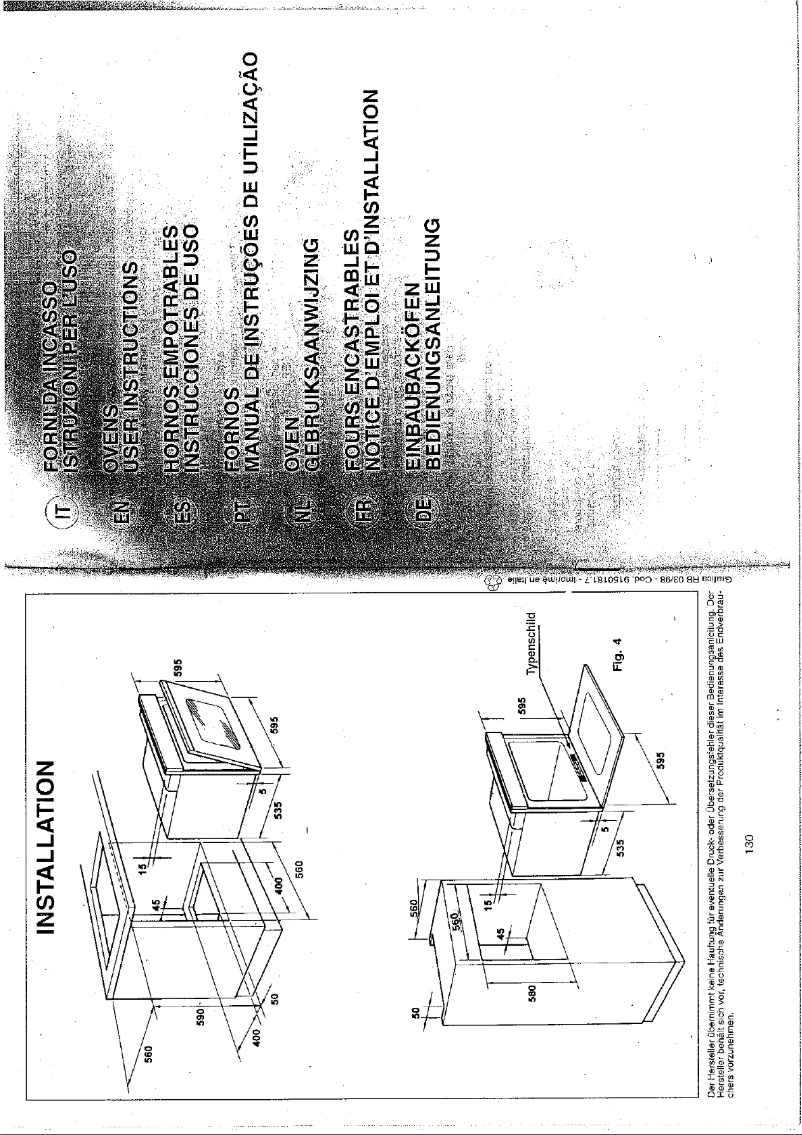 Page n°1 - Manuel utilisateur Candy FO F112/3 N