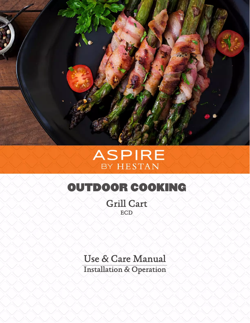 Page n°1 - Manuel utilisateur Hestan Aspire 36