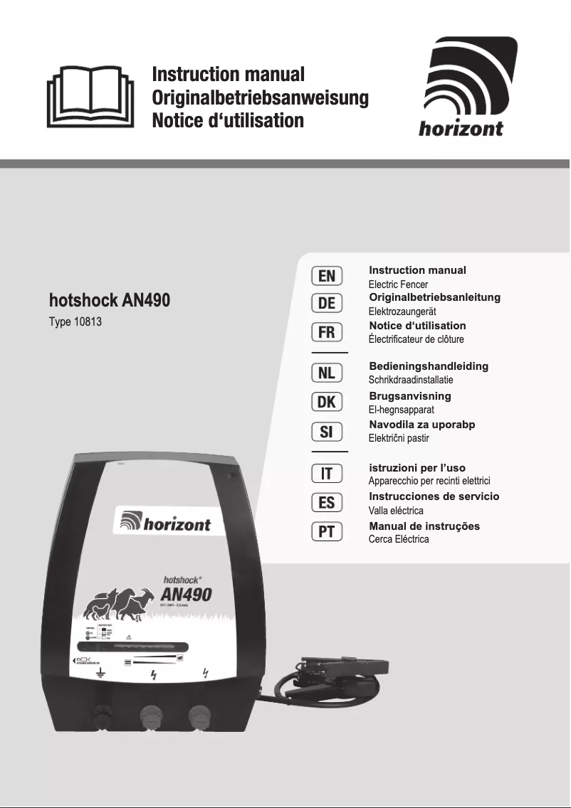Image de la première page du manuel de l'appareil AN490