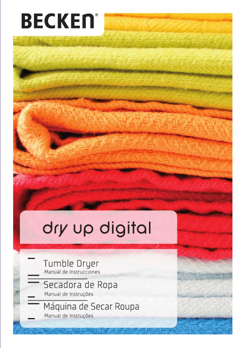 Image de la première page du manuel de l'appareil Dry Up Digital CDD8 MDT80-C01