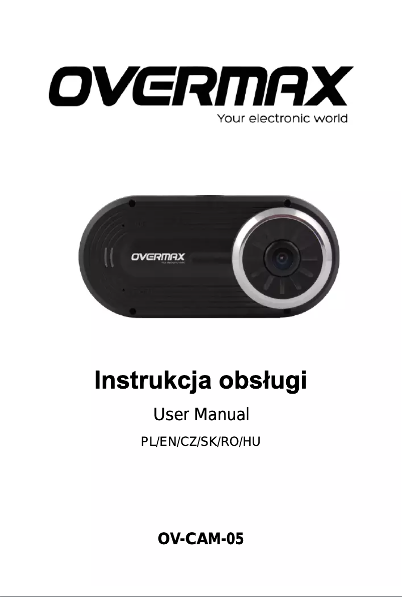 Page 1 de la notice Manuel utilisateur Overmax Camroad 01