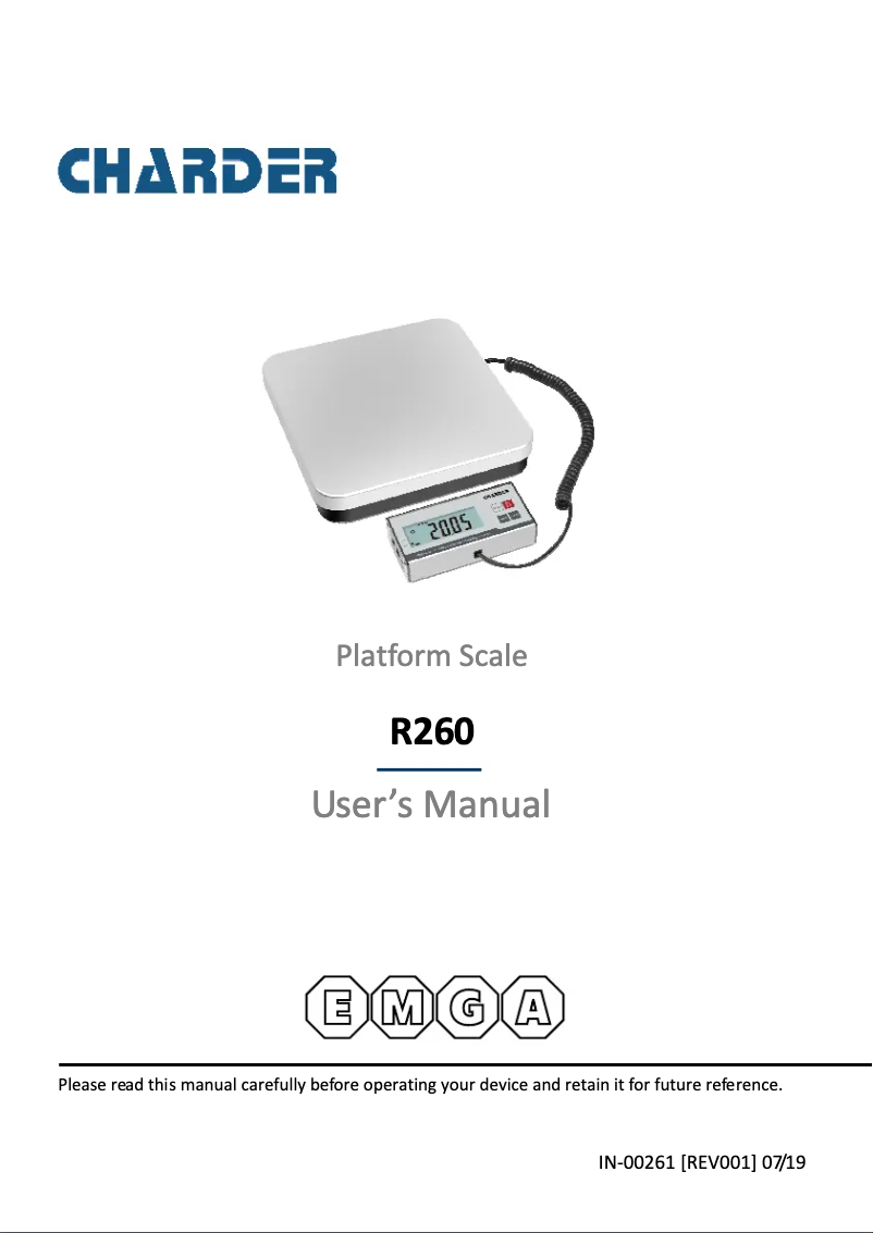 Page 1 de la notice Manuel utilisateur Emga 311062