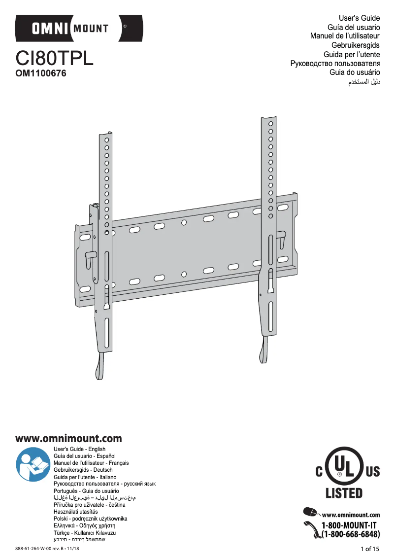 Image de la première page du manuel de l'appareil CI80TPL