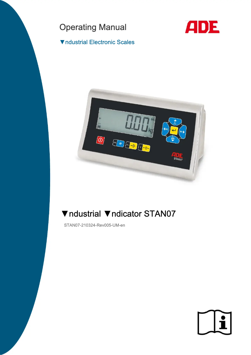 Image de la première page du manuel de l'appareil Terrex-N-IP + STAN07