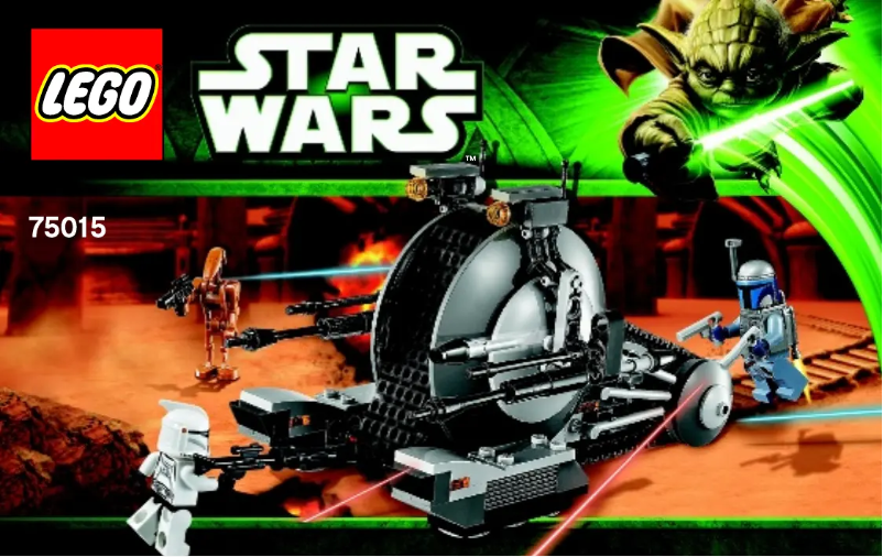 Page n°1 - Manuel utilisateur Lego Star Wars 75015