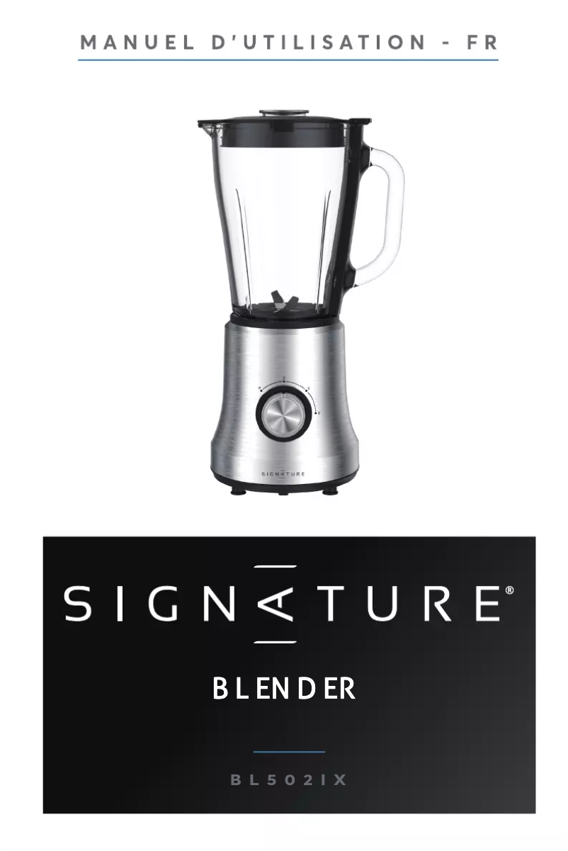 Página 1 del manual Manual de usuario Signature BL502IX