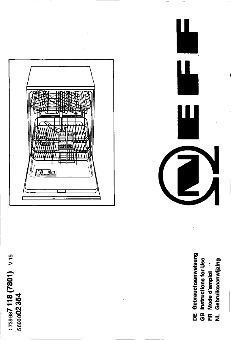 Page n°1 - Manuel utilisateur Neff S5456X0