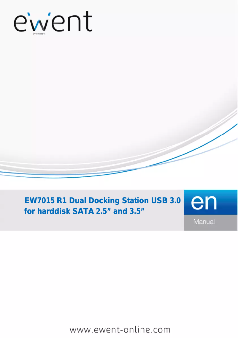 Page 1 de la notice Manuel utilisateur Ewent EW7015