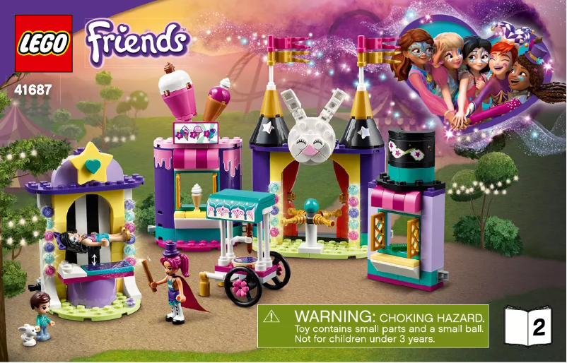 Page 1 de la notice Manuel utilisateur Lego Friends 41687