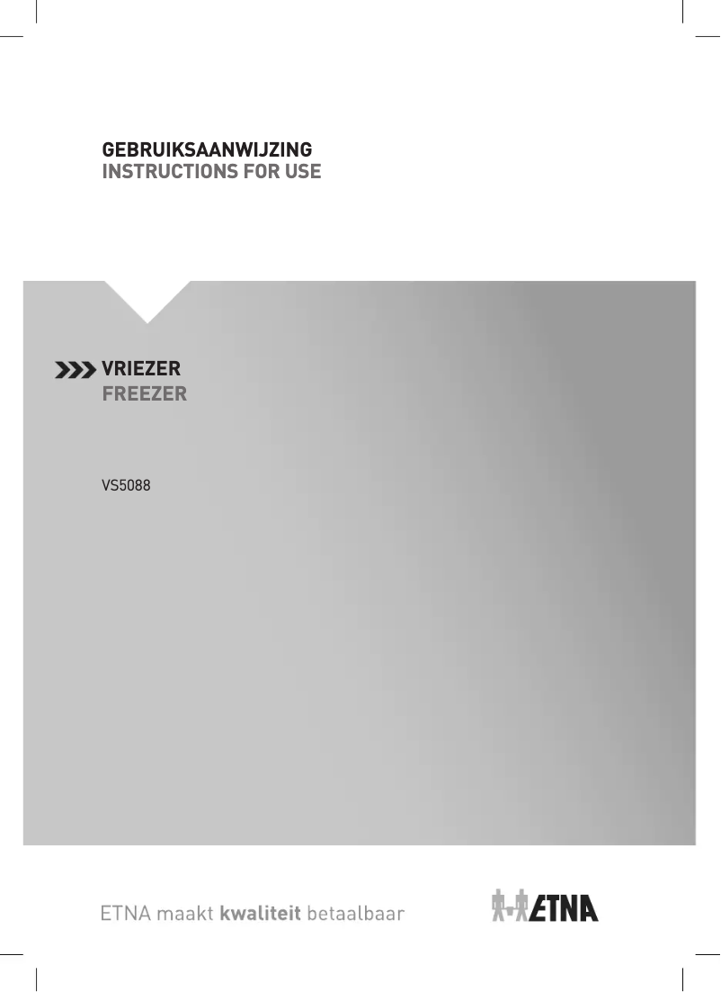 Page 1 de la notice Manuel utilisateur Etna VS5088