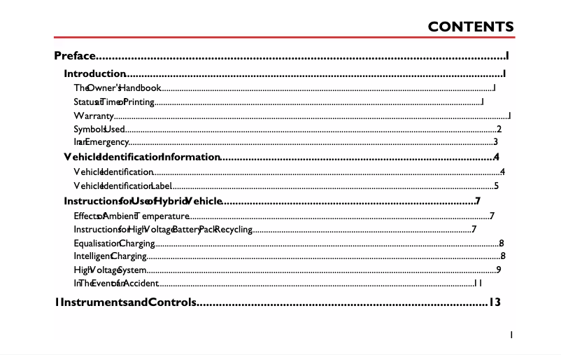 Página 1 del manual Manual de usuario MG HS Plug-In (2020)