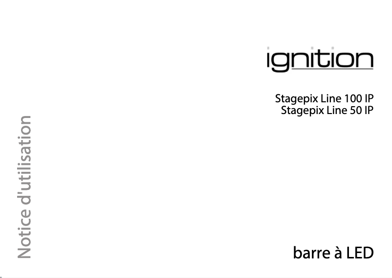 Page 1 de la notice Manuel utilisateur Ignition Stagepix Line 50 IP