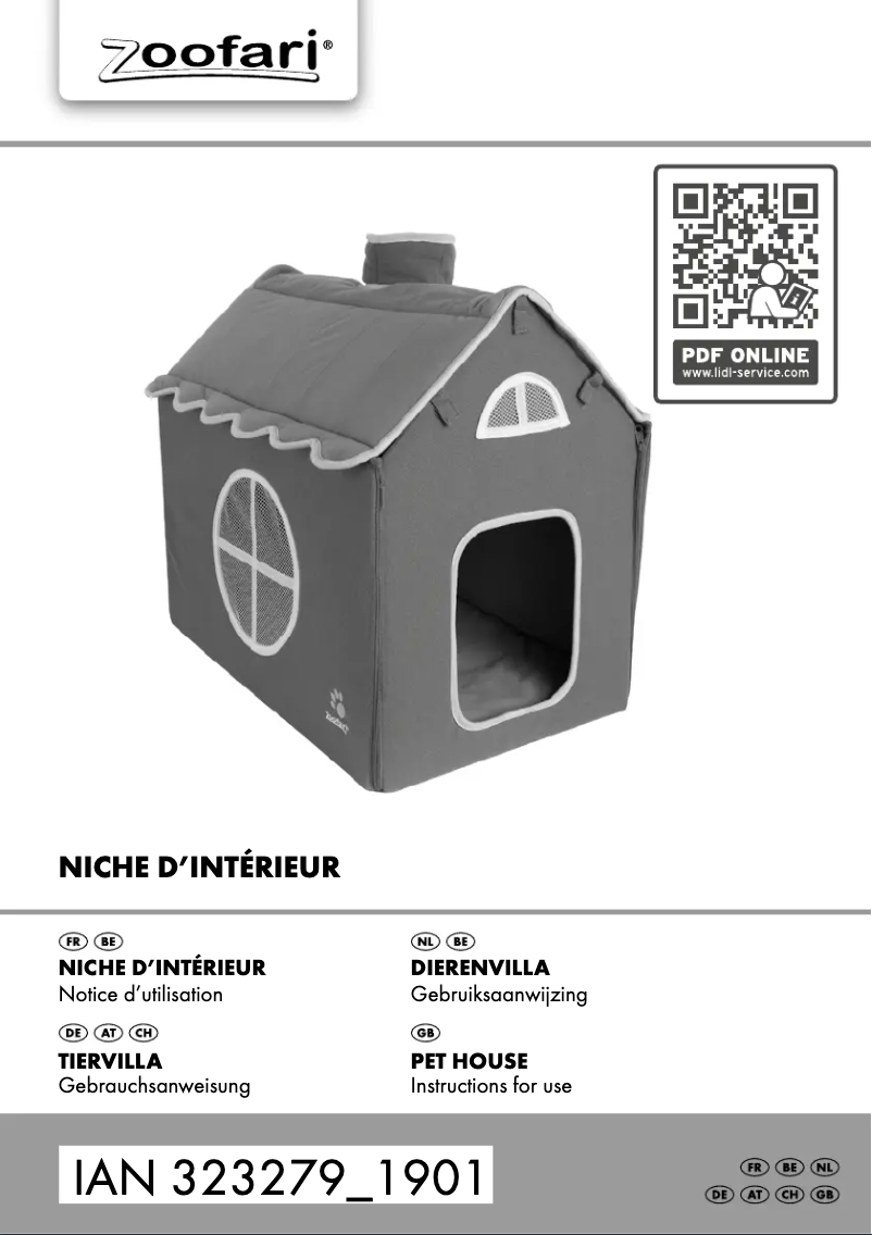 Page 1 de la notice Manuel utilisateur Zoofari IAN 323279