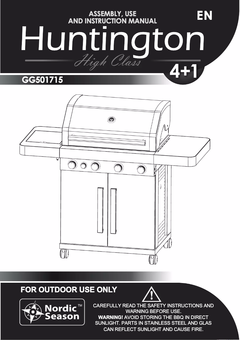 Página 1 del manual Manual de usuario Nordic Season Huntington GG501715