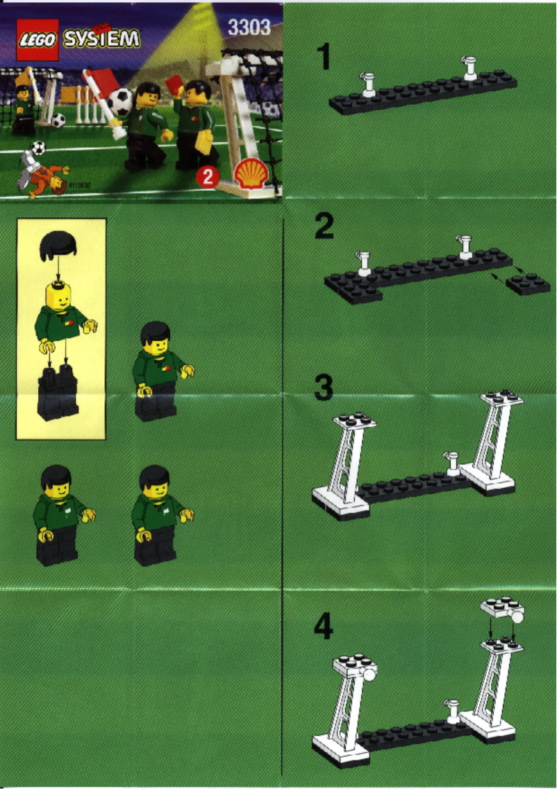 Page 1 de la notice Manuel utilisateur Lego REFEREE, LINESMAN, GOAL ETC.