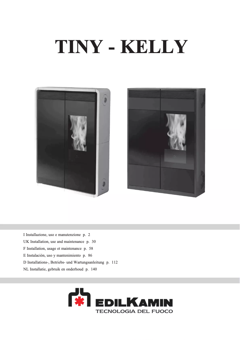 Página 1 del manual Manual de usuario Edilkamin Kelly