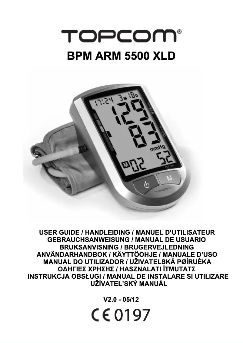 Image de la première page du manuel de l'appareil BPM ARM 5500 XLD