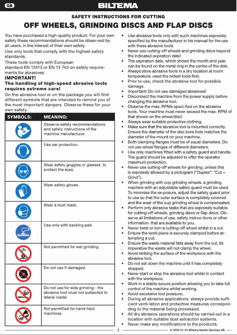 Image de la première page du manuel de l'appareil 19-3412