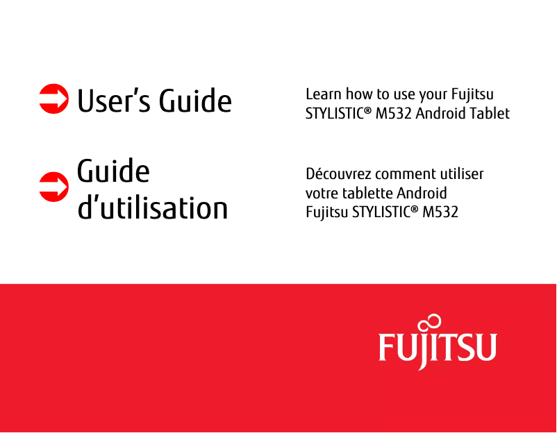 Page n°1 - Manuel utilisateur Fujitsu Stylistic M532