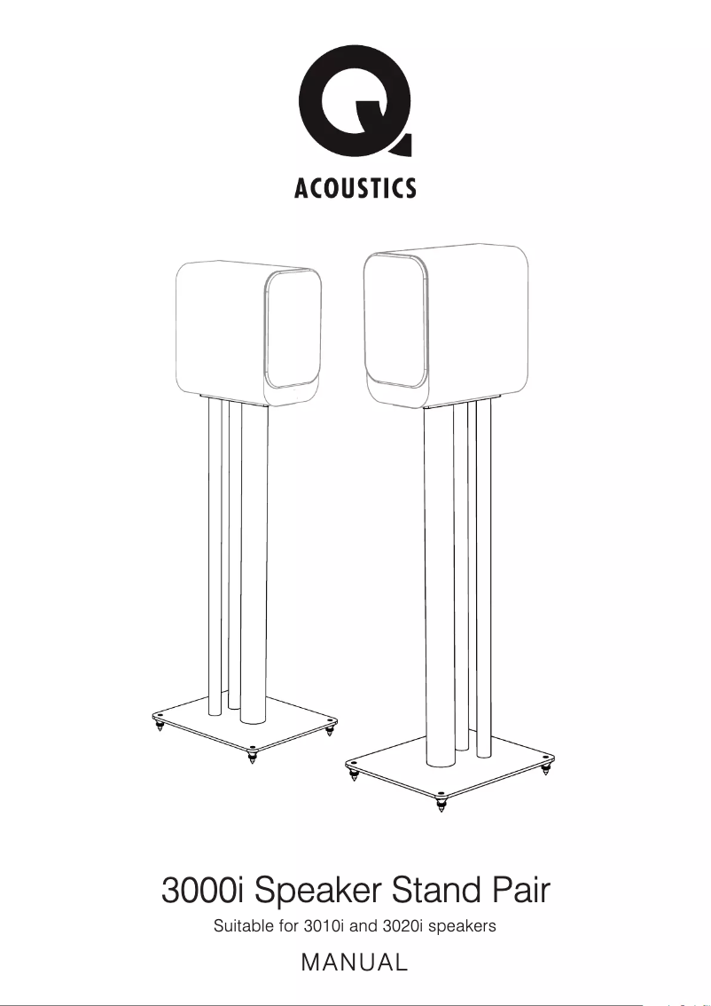 Page n°1 - Manuel utilisateur Q Acoustics 3000FSi