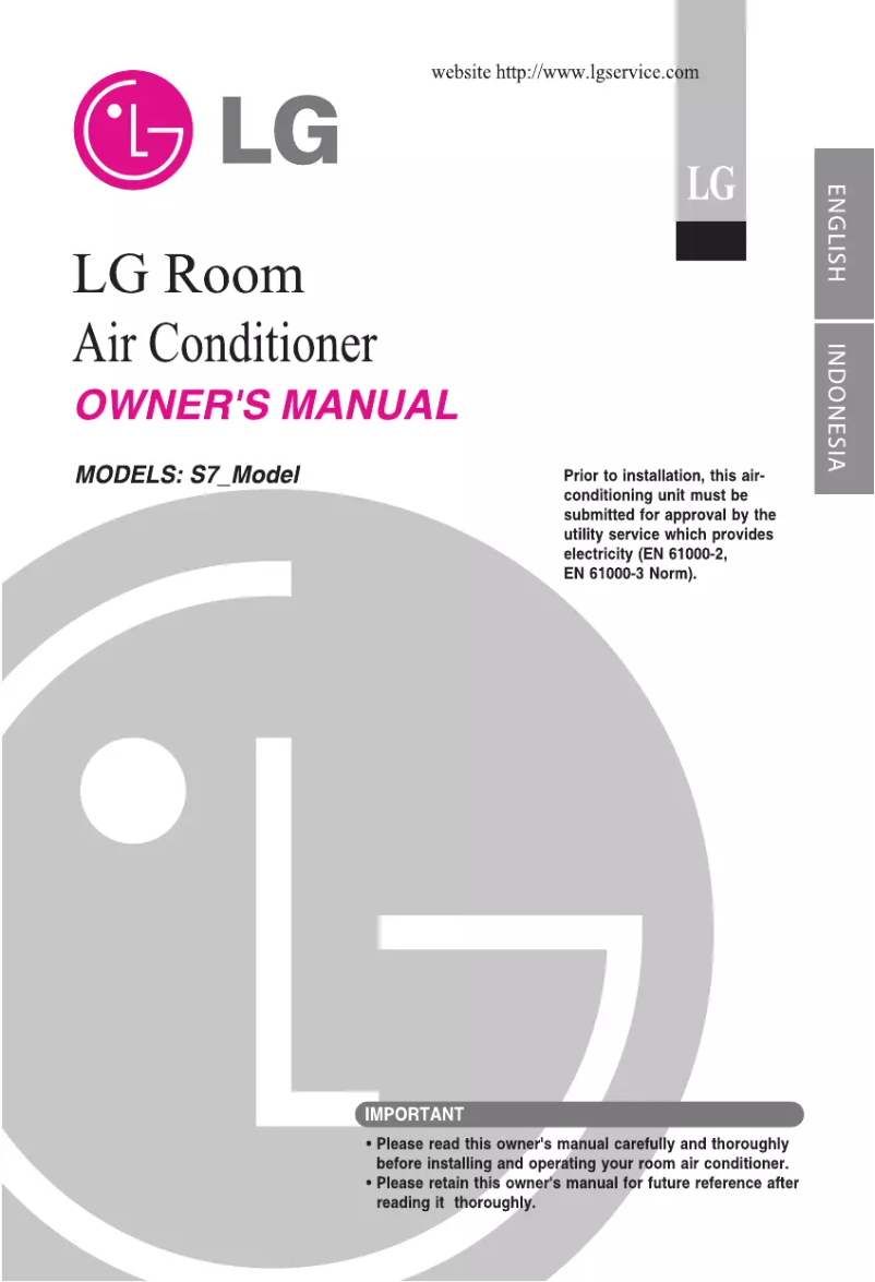 Page n°1 - Manuel utilisateur LG C12LCR