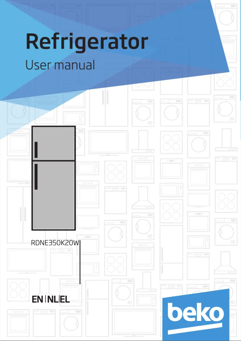 Page n°1 - Manuel utilisateur Beko RDNE350K20W