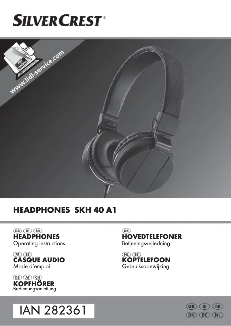 Image de la première page du manuel de l'appareil SKH 40 A1