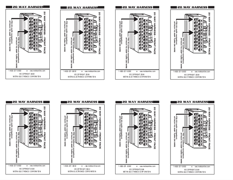 Page n°1 - Guide d'installation Metra 70-1722