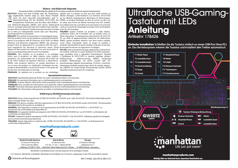 Image de la première page du manuel de l'appareil 178426