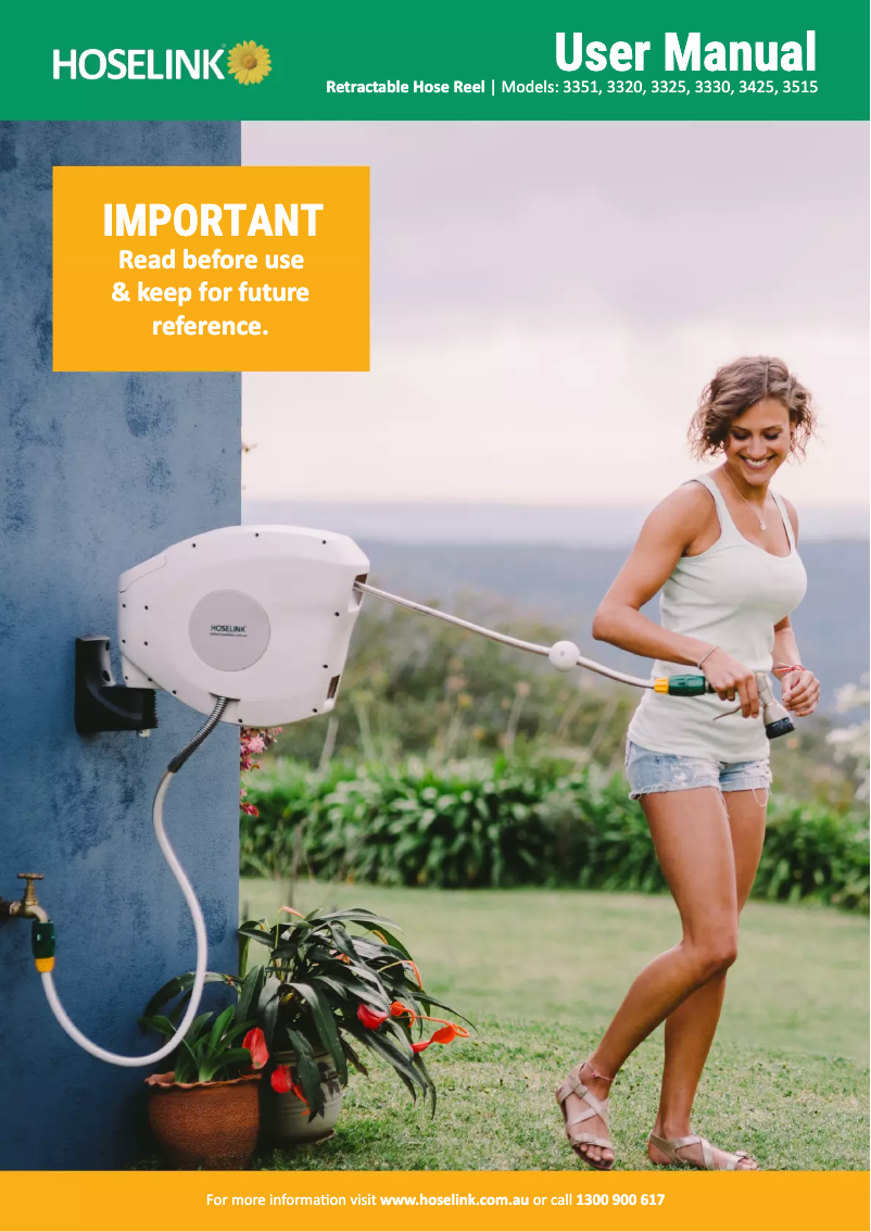 Page 1 de la notice Manuel utilisateur Hoselink 3330