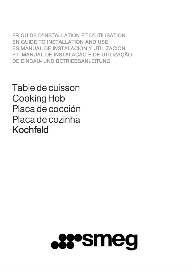 Page 1 de la notice Manuel utilisateur Smeg SIM82B