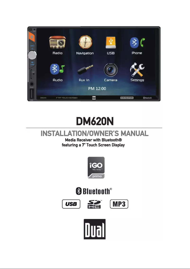 Image de la première page du manuel de l'appareil DM620N